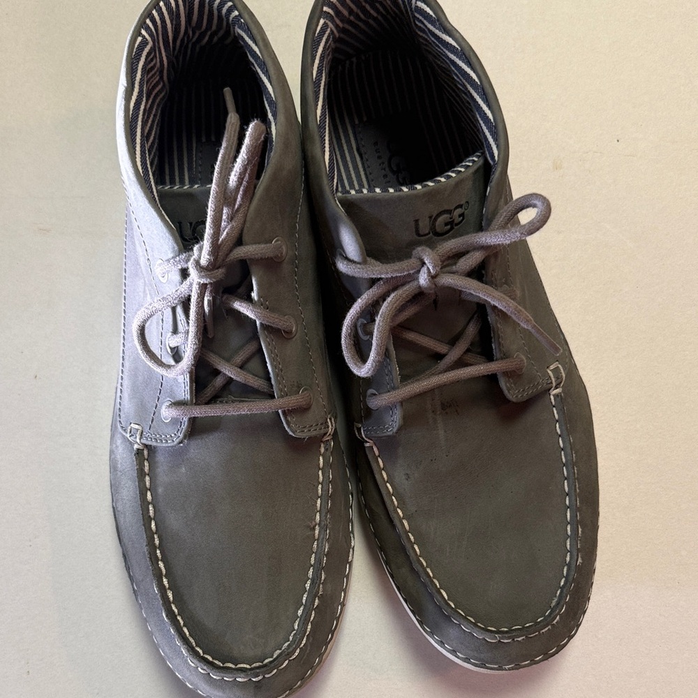 UGG Men's Gray Chukka Boots size 9.5 USA